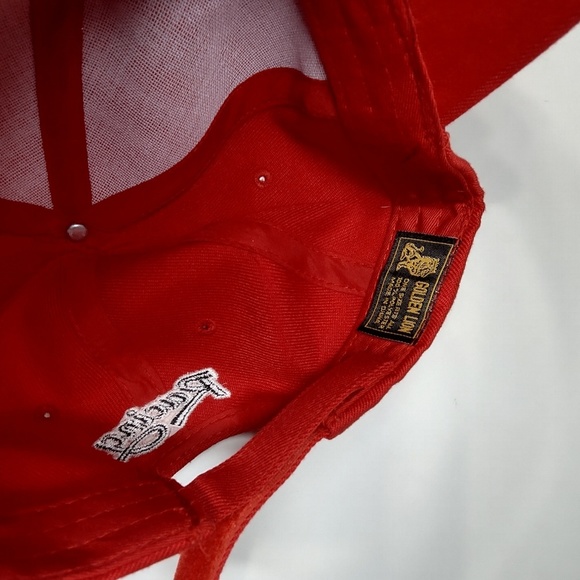 Golden Lion Racing Cap Checkerboard Flames - Picture 5 of 6